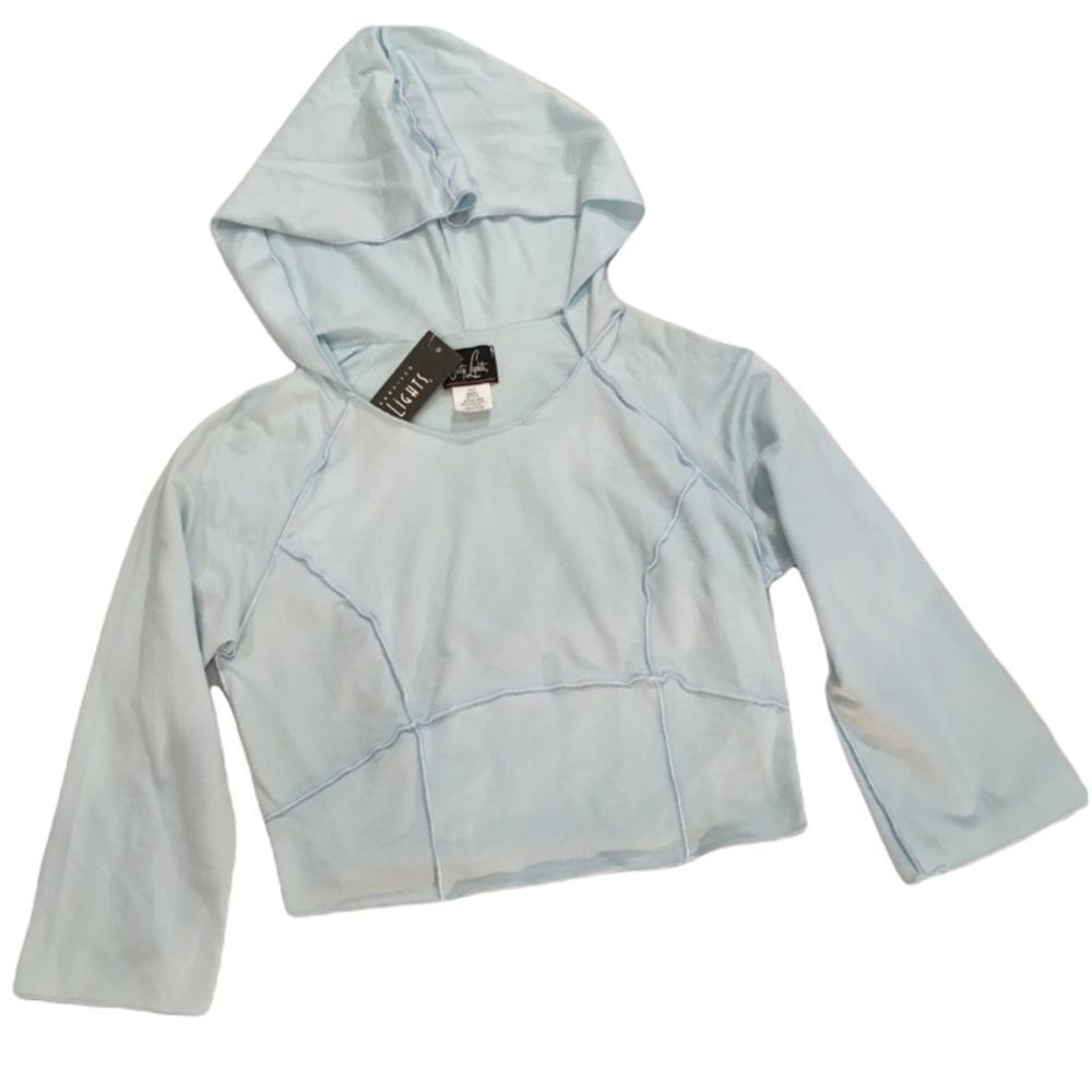 City Lights San Francisco Hooded Long Sleeve Crop